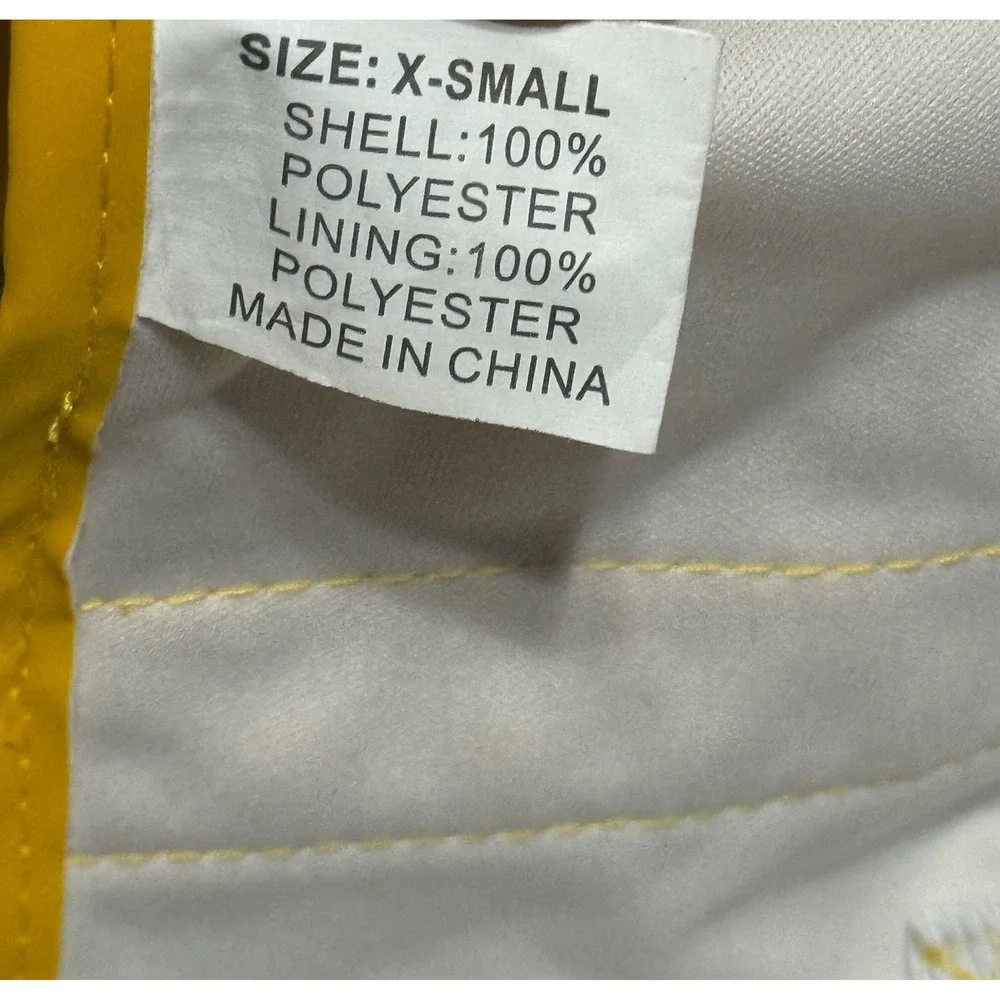 Pet rain coat‎ size XS super cute yellow